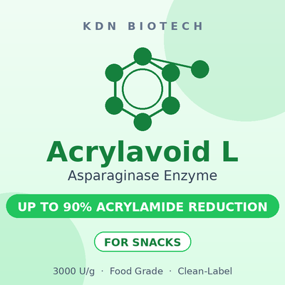 Harga yang bagus Asparaginase Enzyme Acrylavoid L 3000 U/g Bantuan Pengurangan Akrilamida Kelas Pangan untuk Potato Chips Snack on line